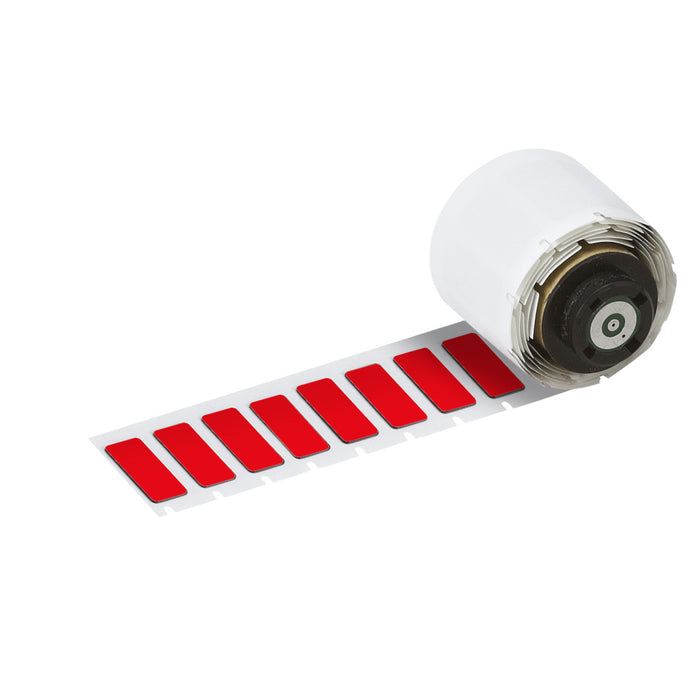 Brady Engraved Plate Replacement Labels for M611, M610 and M710 250 Labels/Roll 27mm(W) x 7.95mm(H) Red