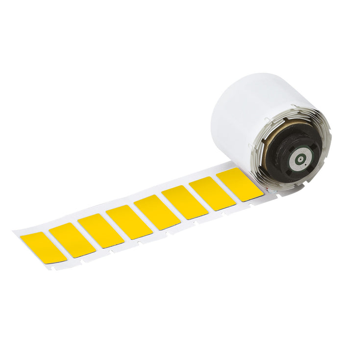 Brady Engraved Plate Replacement Labels for M611, M610 and M710 250 Labels/Roll 27.00mm(W) x 12.45mm(H) Yellow