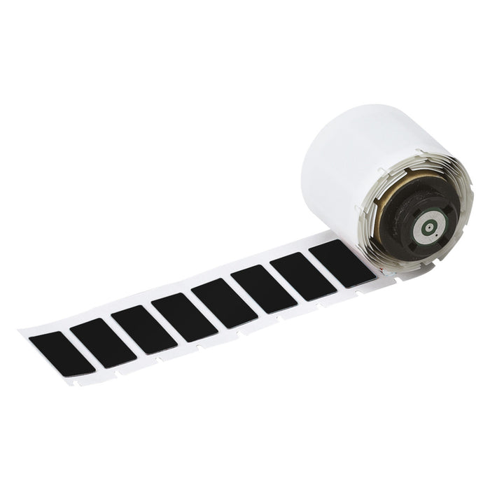 Brady Engraved Plate Replacement Labels for M611, M610 and M710 150 Labels/Roll 27.00mm(W) x 15.00mm(H) Black