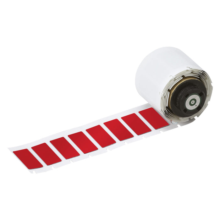 Brady Engraved Plate Replacement Labels for M611, M610 & M710 150 Labels/Roll 27.00mm(W) x 15.00mm(H) Red