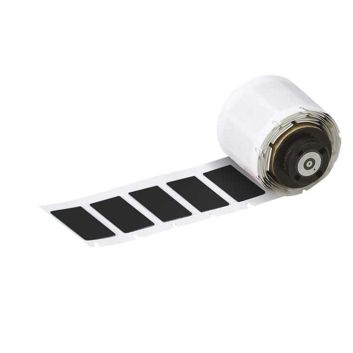 Brady Engraved Plate Replacement Labels for M611, M610 and M710 150 Labels/Roll 27.00mm(W) 18.00mm(H) Black