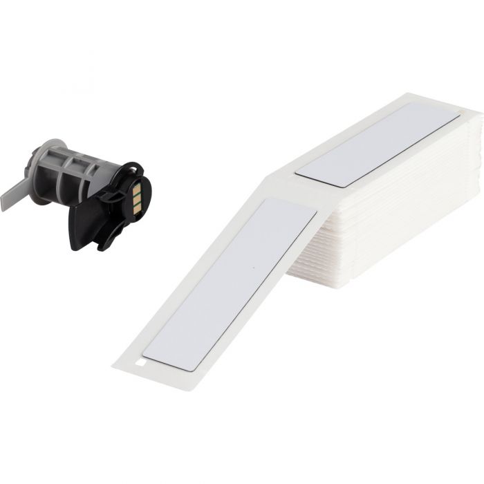 Brady M710 Engraved Plate Replacement Labels 100 Labels/Pack 25.00mm(W) x 100.00mm(H) White
