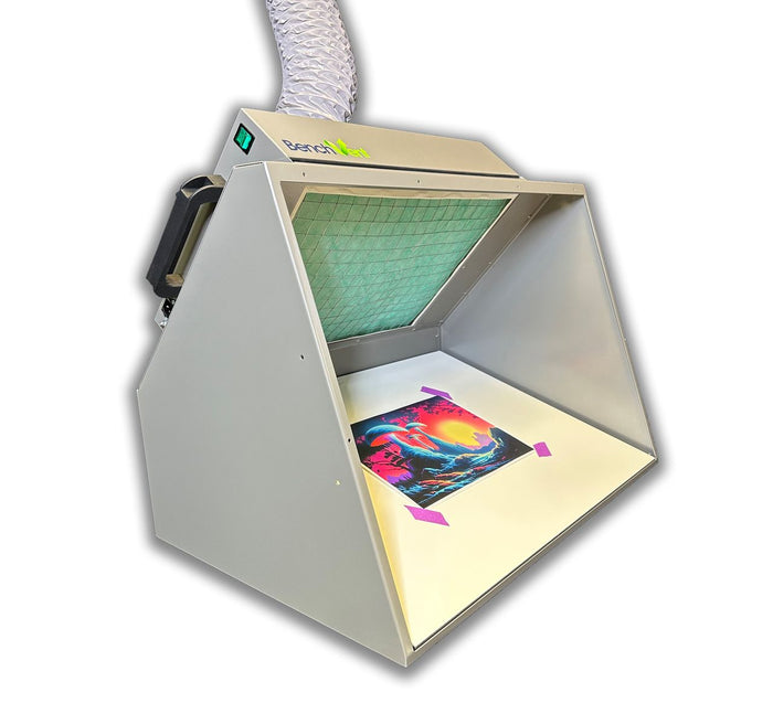 BenchVent Hooded & Ducted Air Extraction Cabinet BV200H-D