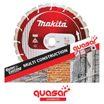 Makita 400mm x 25.4mm Diamond Blade 12mm Segmented Quasar (Red) B-15883