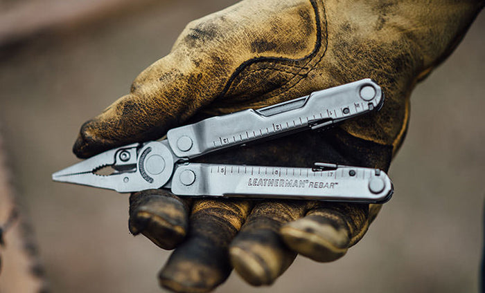 Leatherman 17 Tool Rebar® Multi-Tool Stainless with Nylon Sheath