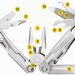 Leatherman 14 Tool REV™ Multi-Tool (No Sheath)