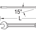 Gedore Combination Spanner UD Profile 12mm