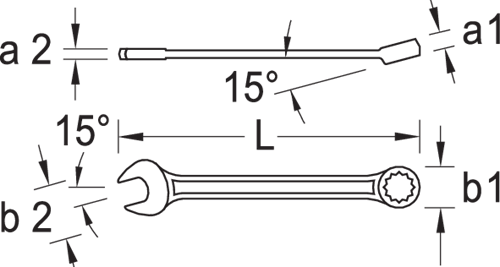 Gedore Combination Spanner UD Profile 12mm