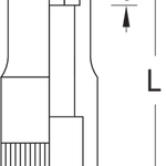 Gedore 20 Socket 1/4