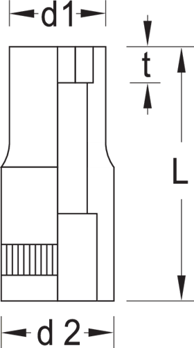 Gedore 20 Socket 1/4