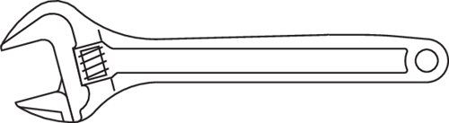 Gedore Adjustable Wrench 6