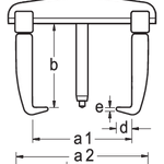 Gedore 1.07/K Puller Set with 9 Hooks