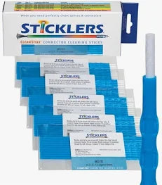 Sticklers MCC-S16 Cleanstixx Fiber Optic Cleaning Sticks 2.5mm Blue, 50pk