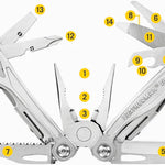 Leatherman 14 Tool Sidekick® Multi-Tool with Nylon Sheath