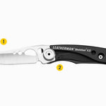 Leatherman Skeletool KB Folding Pocket Knife with Clip 420HC S/S Blade Verdant Box
