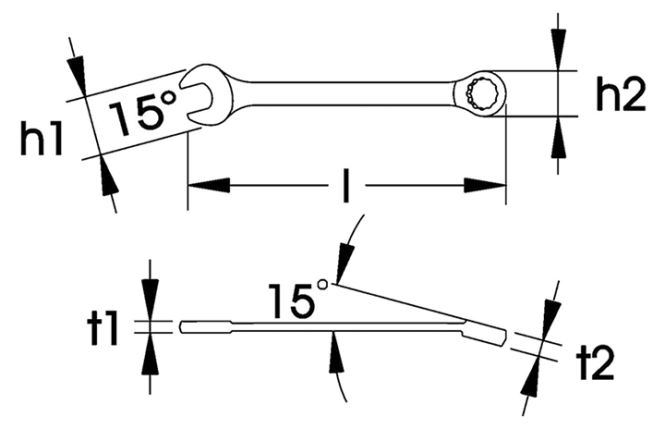 Elora Combination Spanner 203-22