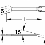 Elora 203-41mm Combination Spanner XL