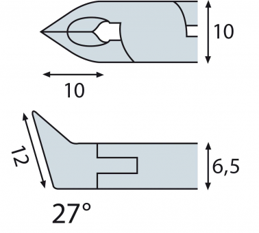 Elora Electronic Oblique Cutter ESD without bevel 4580-O E 2K