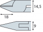 Elora Electronic Side Cutter ESD with fine bevel 4760-F E 2K