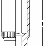 Elora Socket 1/2in extra deep hexagon 771-LT 11mm