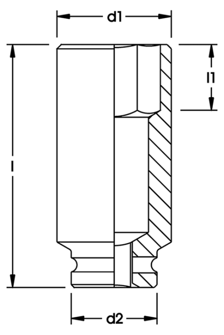 Elora Impact Socket 1/2