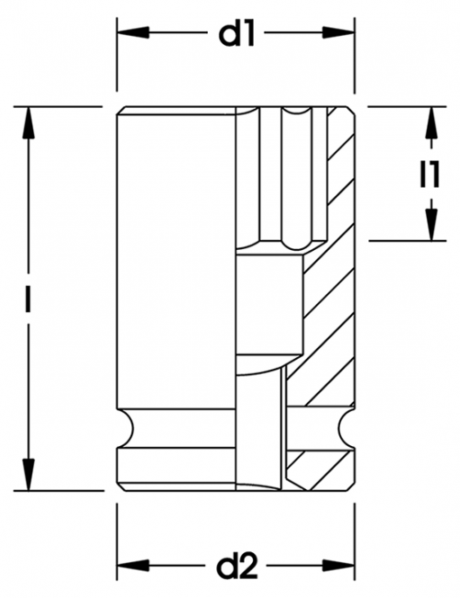 Elora Impact Socket 1/4in TORX® 796-E6