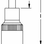 Elora Screwdriver Socket 1/2in supa-pozidriv 3225-PZ 3