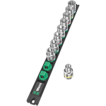 Wera Magnetic Socket Rail C 4 Zyklop Socket Set 1/2