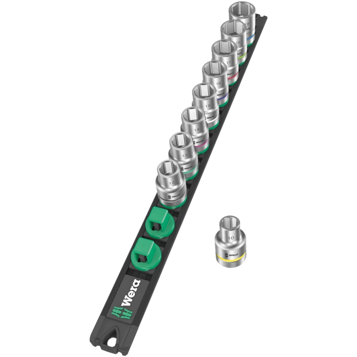 Wera Magnetic Socket Rail C 4 Zyklop Socket Set 1/2