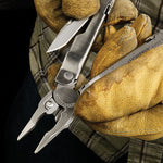 Leatherman 19 Tool Supertool 300 Stainless Nylon Button Sheath Box
