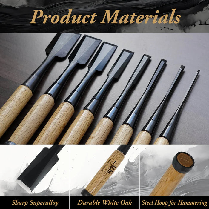 Suizan Japanese Wood Chisel 1-7/16