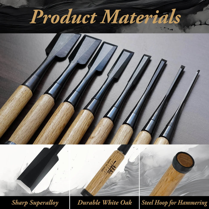 Suizan Japanese Wood Chisel 1/4
