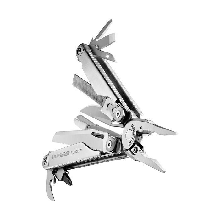 Leatherman 21 Tool Surge Stainless Multi-Tool with Black Nylon Button Sheath