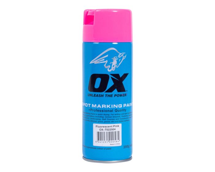 OX Trade Fluro Pink Spot Marking Paint Qty 1