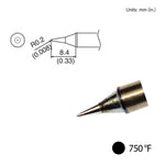 Hakko T31-02I Conical Soldering Tip For FX-1001 Iron