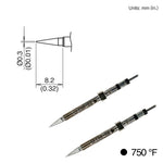 Hakko Soldering Tip 400°C/750°F Shape-I For FX-1003