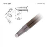 Hakko T39 Soldering Tip/Shape-BC Hor:3.5mm Vrt:4.5mm For FX971