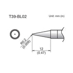 Hakko T39 Soldering Tip/Shape-0.2Bl For FX971