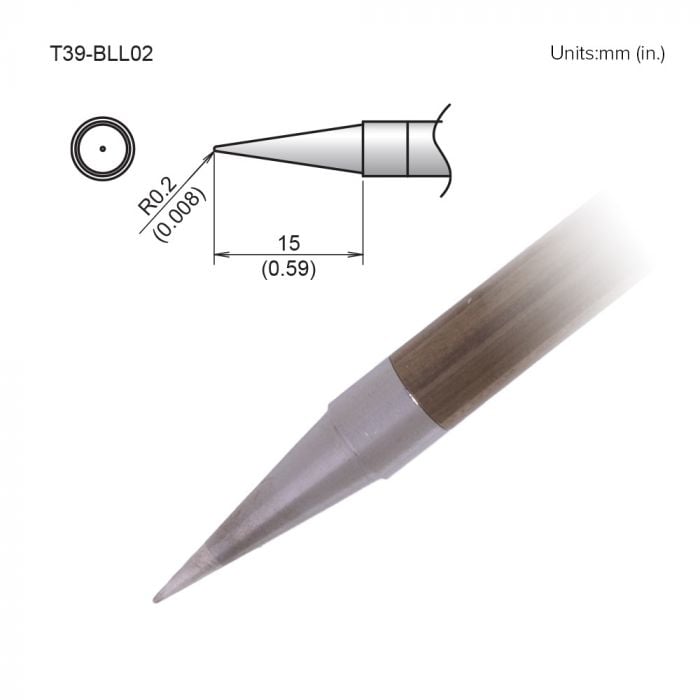 Hakko T39 Soldering Tip/Shape-0.2Bll For FX971