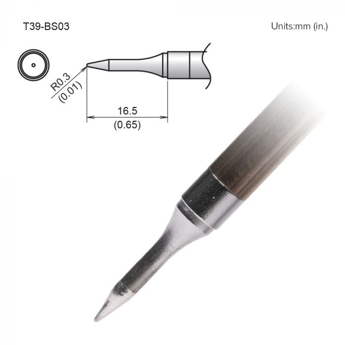 Hakko T39 Soldering Tip/Shape-0.3Bs For FX971