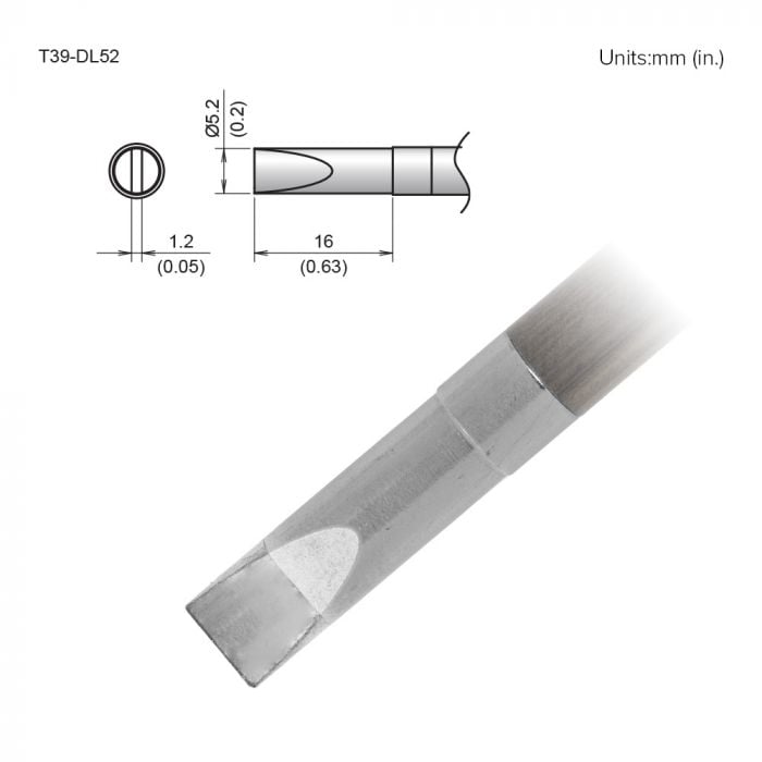 Hakko T39 Soldering Tip/Shape-5.2Dl For FX971