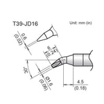 Hakko T39 Soldering Tip/Shape-1.6Jd For FX971