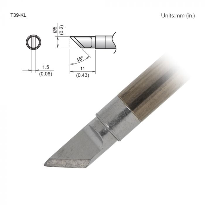Hakko T39 Soldering Tip/Shape-Kl For FX971