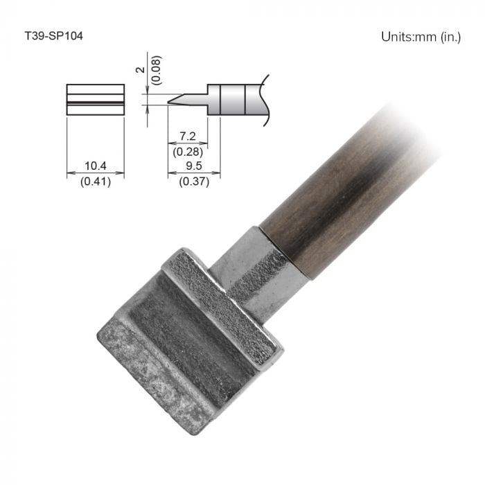 Hakko T39 Soldering Tip/Shape-Spatula 10.4 For FX971