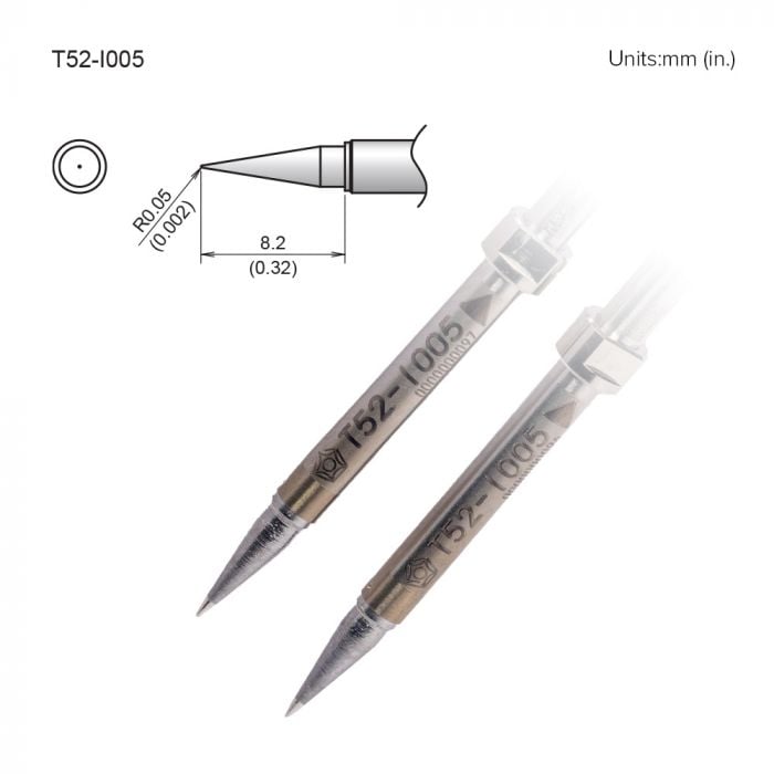 Hakko T52-I005 Soldering Tip Conical Shape-0.05I for FX-9706 / FX-972