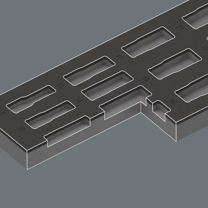 Wera 9728 Foam Insert Zyklop B 3/8