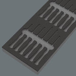 Wera 9816 Foam Insert Kraftform Micro Screwdriver Set 2 (Empty) 137318