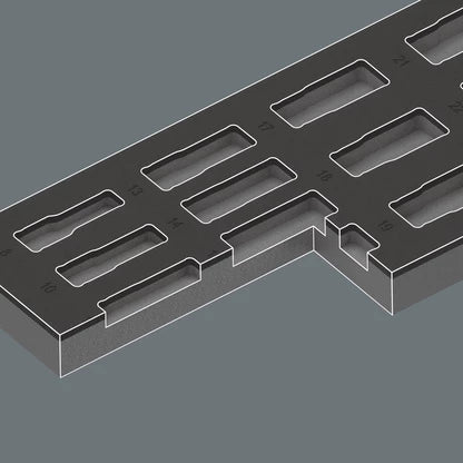 Wera 9828 Foam Insert Zyklop B 3/8