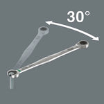 Wera 6007 Joker 11 Set 1 Ratcheting Combination Spanner Set 11 Piece 020382
