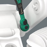 Wera 8100 SA 15 Zyklop Comfort Ratchet Set Reversing Lever 1/4
